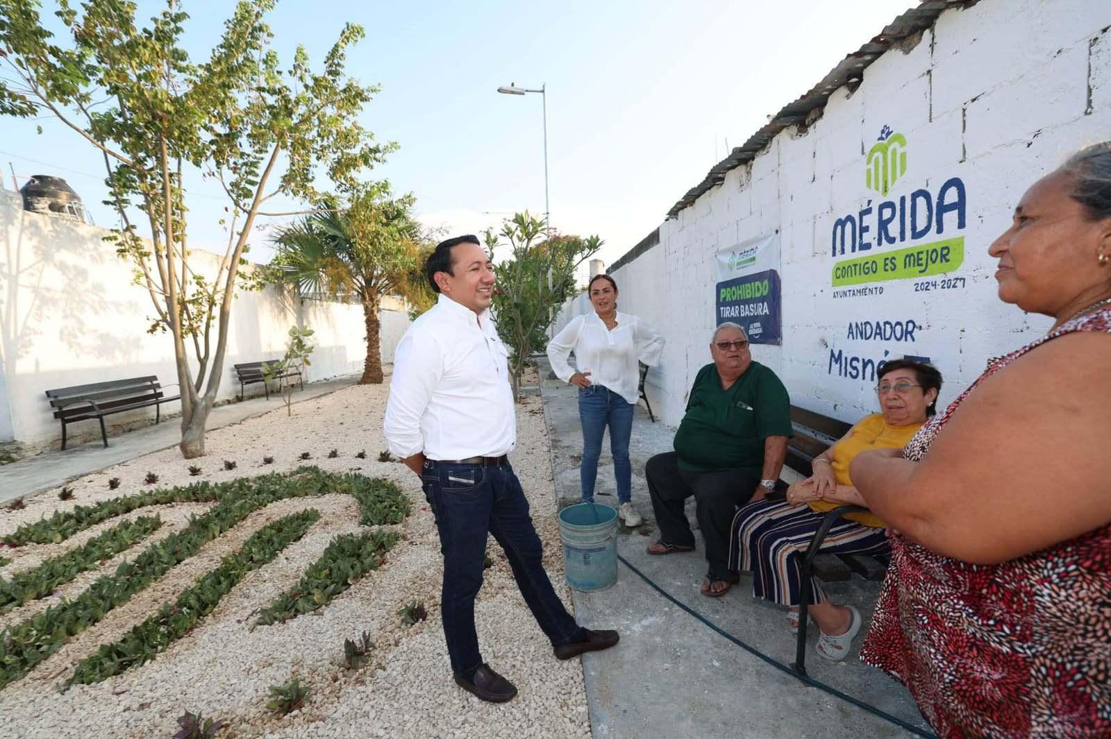 Recupera Ayuntamiento de Mérida espacio público en el fraccionamiento Misné, que durante años había sido utilizado de manera indebida para tirar basura y cacharros