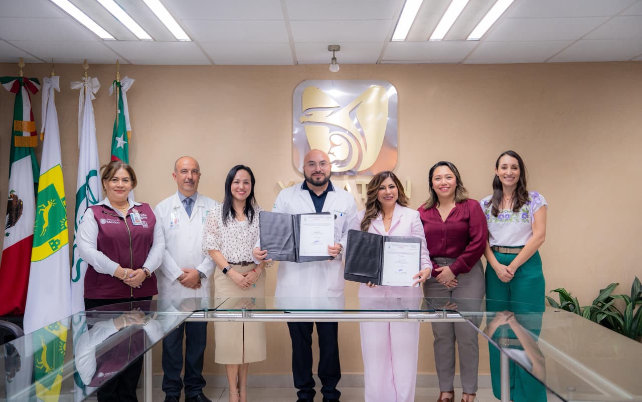 Sistema DIF Yucatán y el Instituto Mexicano del Seguro Social (IMSS) en Yucatán firmaron un convenio de colaboración