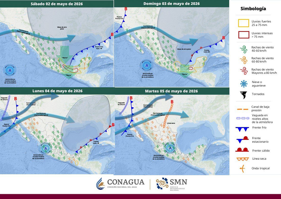 Primera onda tropical: al mediodía de hoy se ubicó frente a las costas de Brasil, reveló el Servicio Meteorológico Nacional
