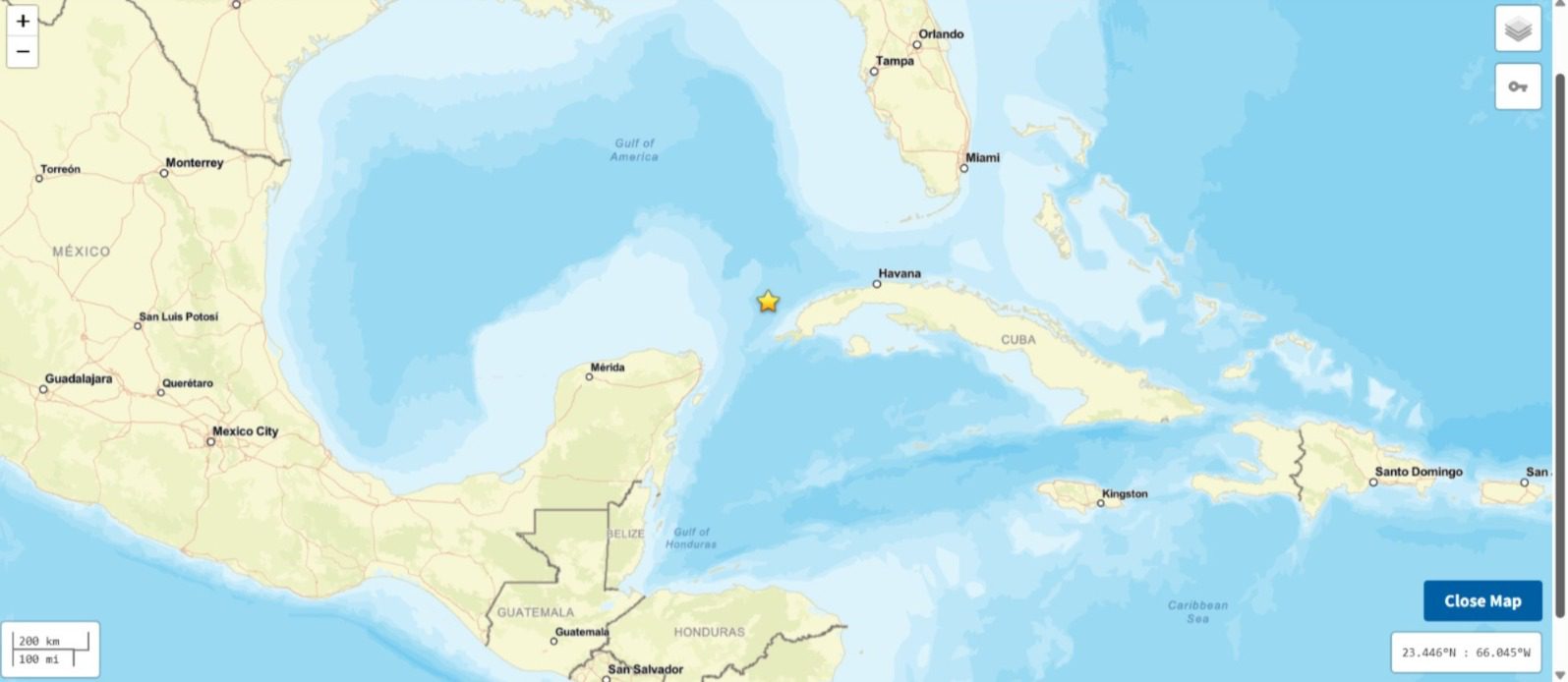 Se sintió en Cancún según reportaron habitantes en redes sociales / Otro sismo se registró frente a las costas de Cuba se sintió en Quintana Roo este lunes 15 de junio