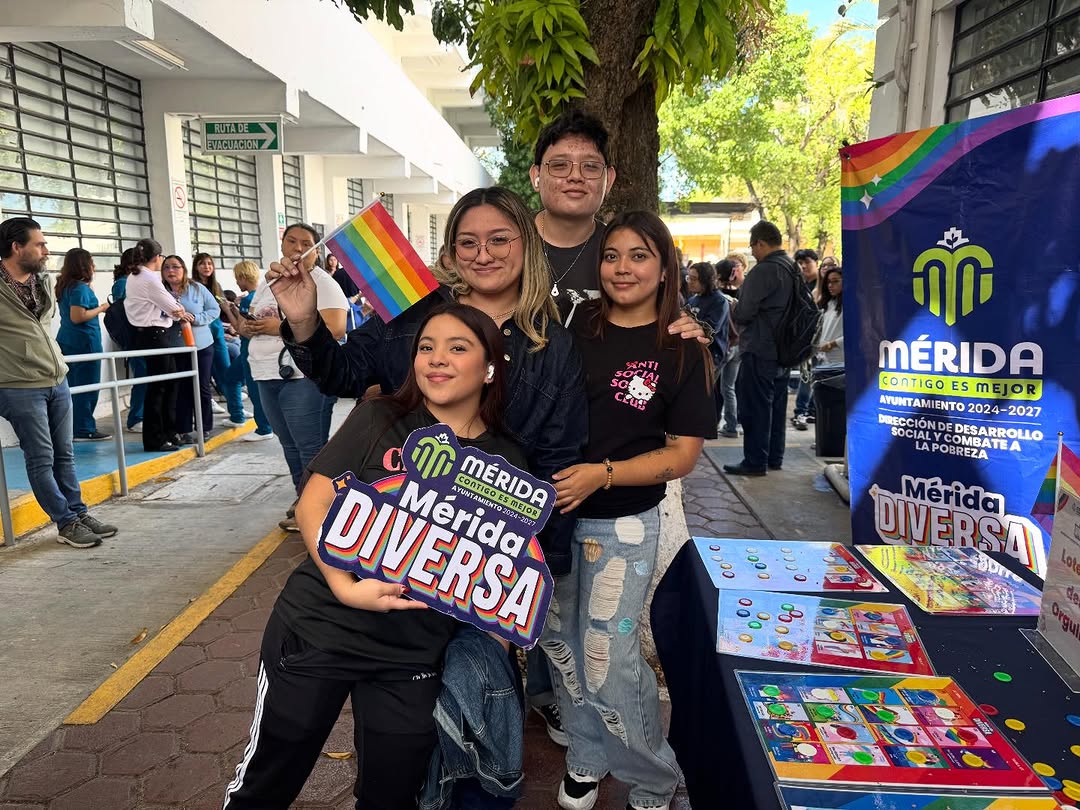 el Ayuntamiento de Mérida presentó la Agenda Mérida Diversa 2026, una serie de acciones que se desarrollarán del 13 al 28 de junio en el marco del “Mes del Orgullo”