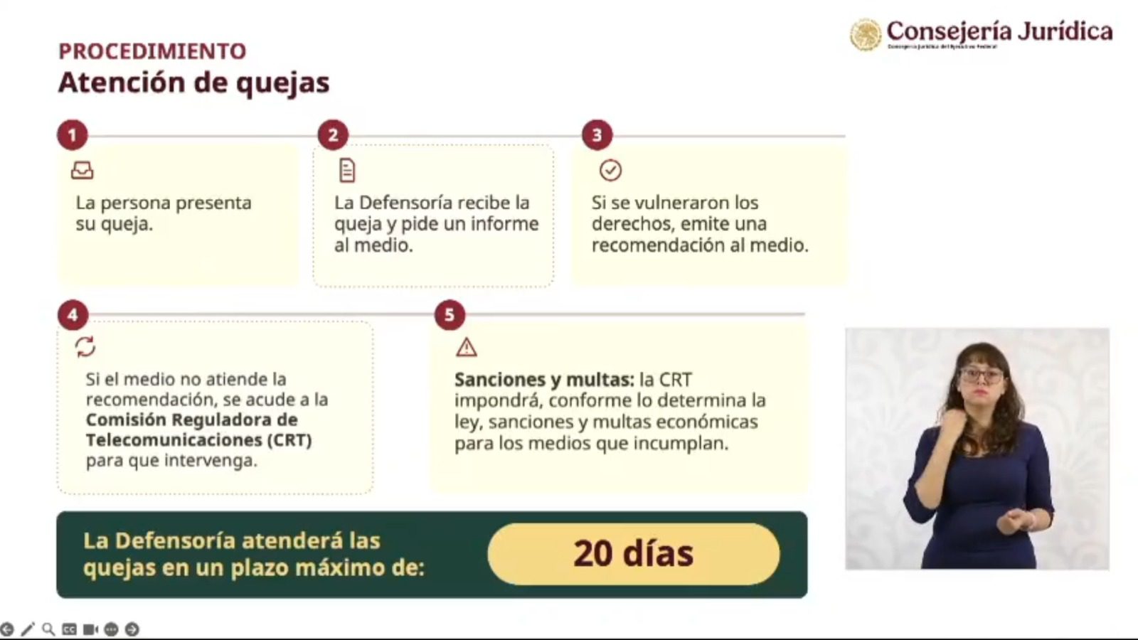 Luisa María Alcalde presentó los lineamientos generales para lo que dice el gobierno federal sería “la protección de los derechos de las audiencias”