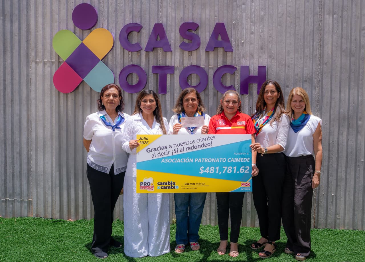 Recaudan más de 481 mil pesos mediante la campaña “Cambio por Cambio” a través de tiendas Oxxo, dice el gobierno estatal para Casa Otoch