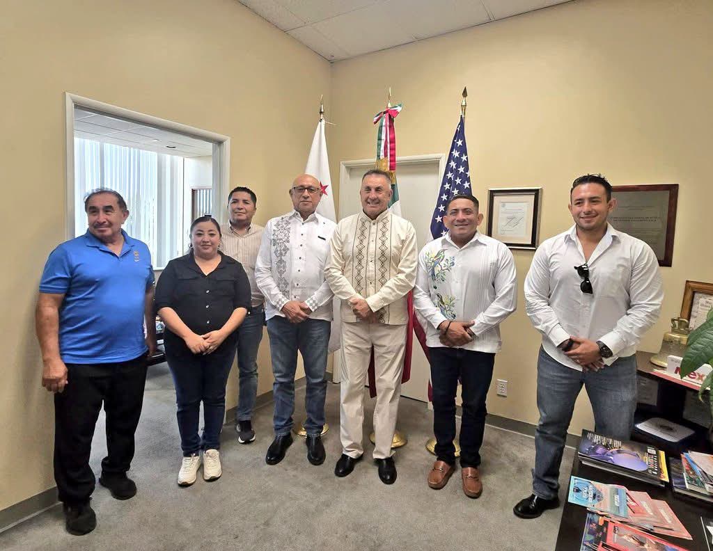 Gobierno del Estado estrecha vínculos con comunidad yucateca en California / A través del Indemaya, sostuvo reuniones con representantes consulares en Oxnard y Los Ángeles