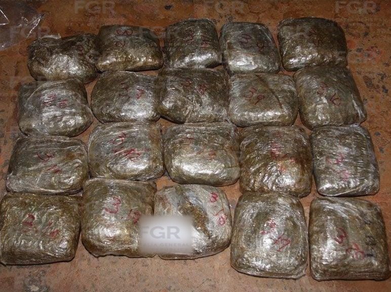 Vinculados a proceso tras ser detenidos en la carretera Mérida-Chetumal con 898 grados de cannabis / FGR informó que viajaban en auto con placas de Quintana Roo