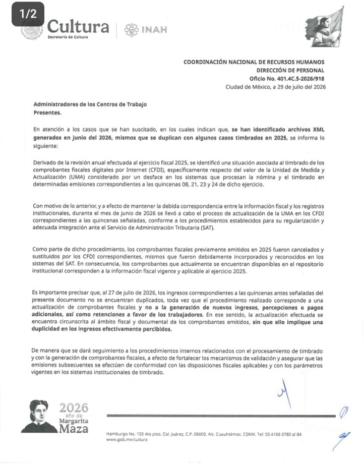 Fraude cometido presuntamente por un par de ex funcionarios del Instituto Nacional de Antropología e Historia (INAH) se duplicó y podría superar los 300 millones de pesos