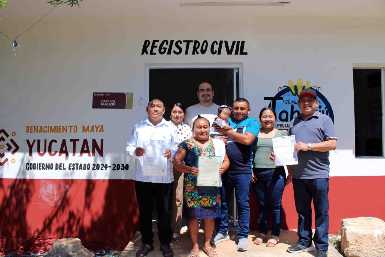 La Consejería Jurídica del Estado, a través del Registro Civil, concluyó la interconexión de oficialías en los 106 municipios de Yucatán