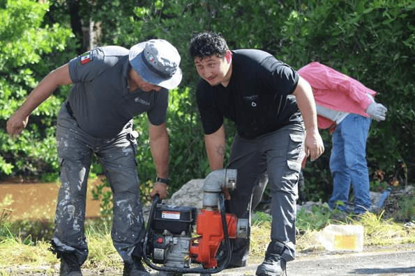 Tercera Jornada de Limpieza del Estero Ciénega de Progreso / Las labores se realizaron en una alcantarilla conformada por cuatro tubos de desagüe