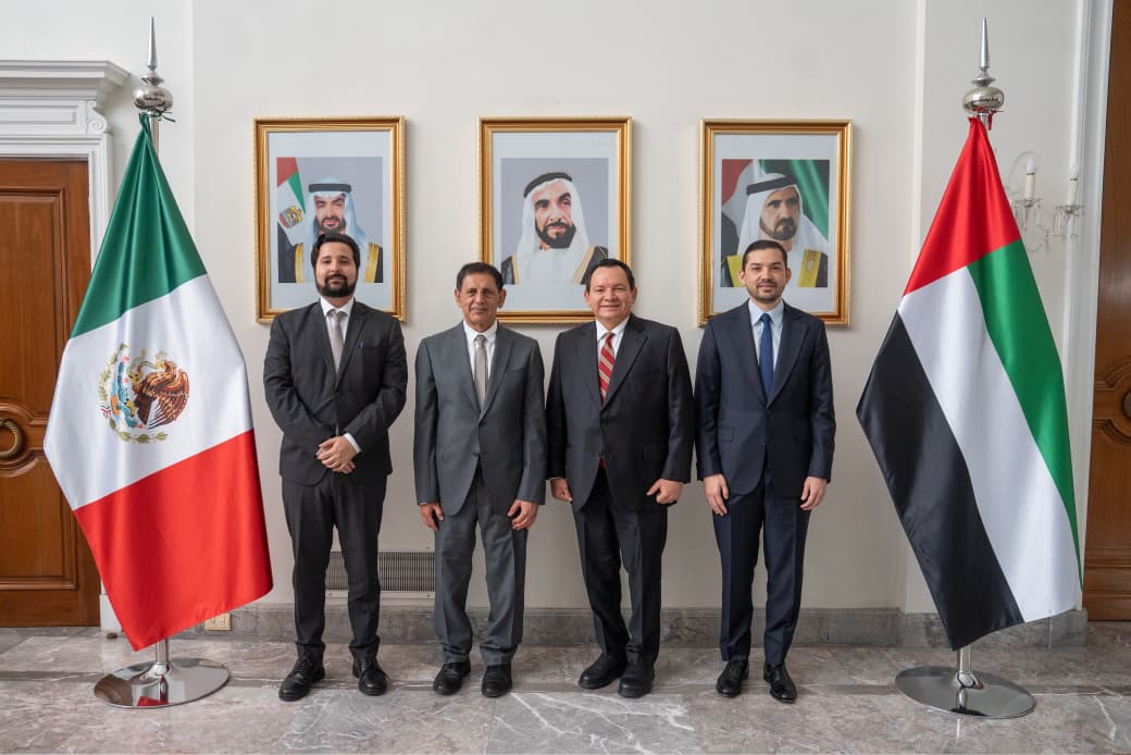 Gobernador Joaquín Díaz Mena sostuvo una “reunión de trabajo” con el embajador de los Emiratos Árabes Unidos en México, Salem Rashed Alowais