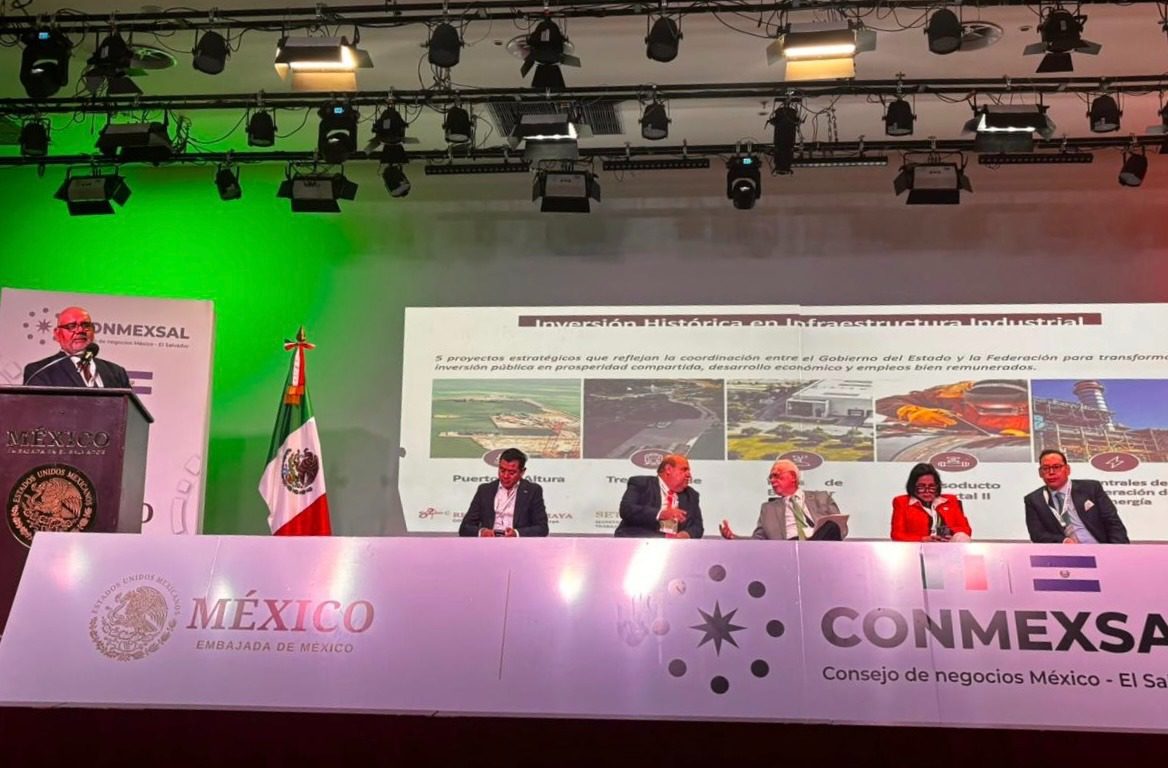 Ante empresariado e inversionistas de El Salvador, el Gobierno del Estado presentó las ventajas competitivas de Yucatán y el potencial del Aeropuerto Internacional de Chichén Itzá