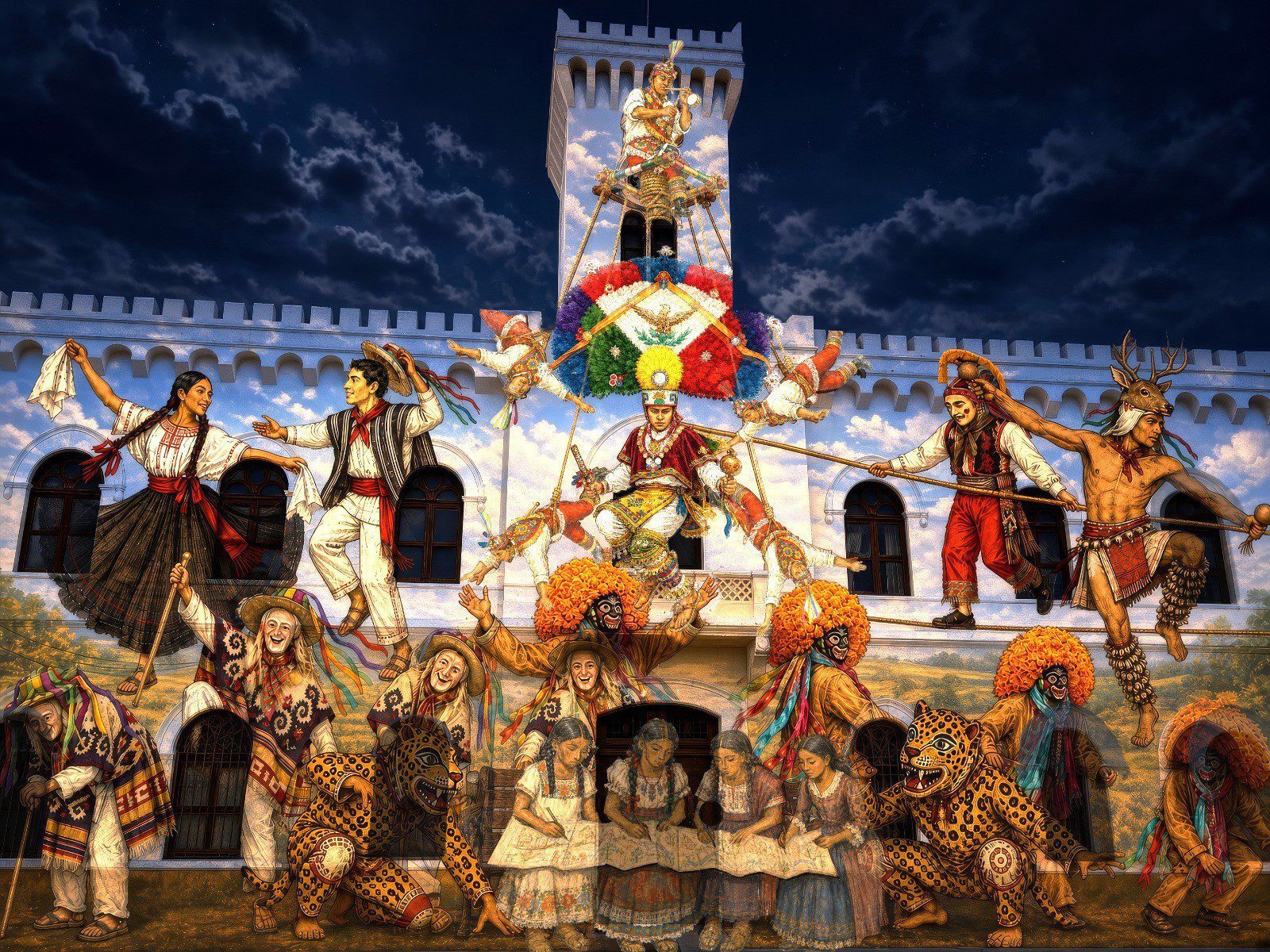 El videomapping “Mérida: Origen y Memoria” estrena este septiembre un nuevo segmento visual en la fachada de ex La Peni, en el parque de la Paz