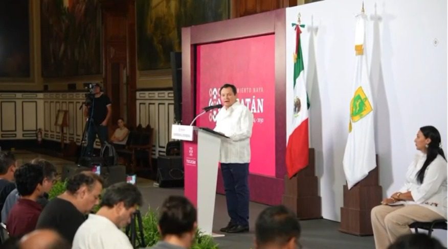 Gobernador Huacho Díaz Mena destacó fortaleza de Yucatán  con un portafolio que supera los 130 mil millones de pesos en cartas de intención y más de 80 proyectos en cartera, según dijo