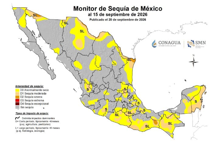 La sequía avanza de manera acelerada sobre la Península de Yucatán, afectando poco más del 30 por ciento de la superficie de la región