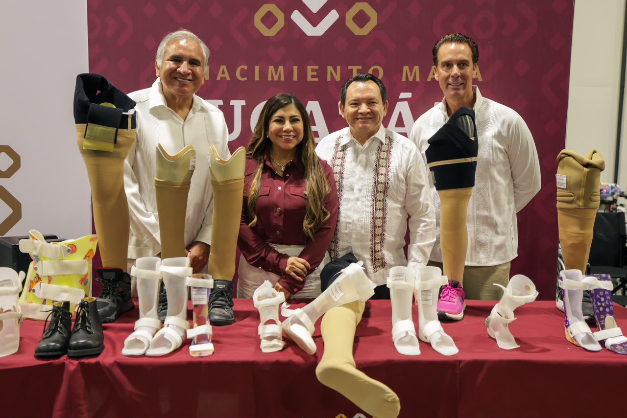 El Gobierno de Yucatán y la Beneficencia Pública distribuirán 1,147 aparatos en los 106 municipios de Yucatán / Se entregarán sillas de ruedas, bastones, muletas, sillas de baño