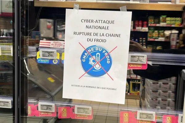 Ciberataque en Francia contra supermercados y sistemas de refrigeración de alimentos perecederos provocan descomposición de alimentos y pérdidas millonarias