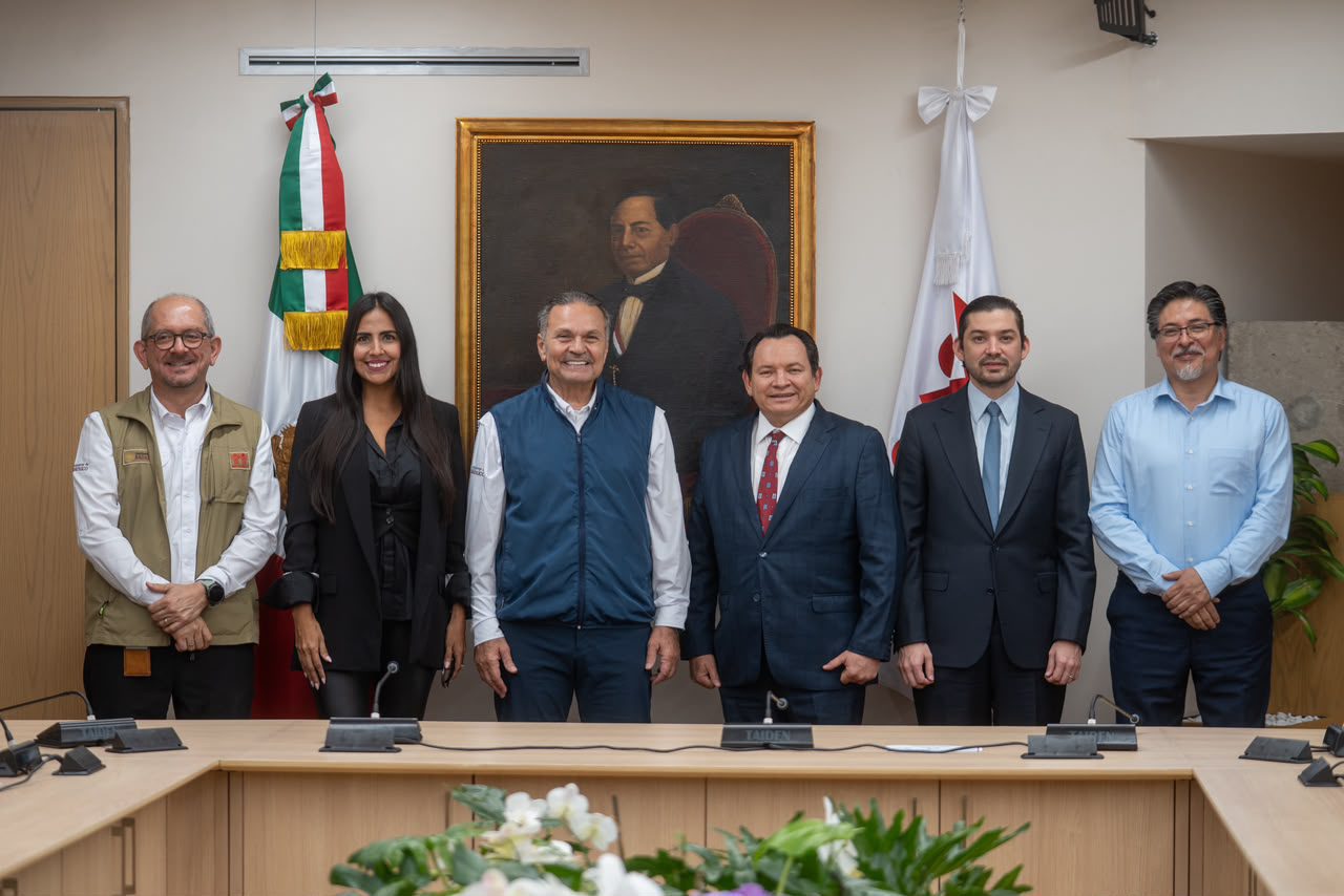 Gobernador Joaquín Díaz Mena expuso ante el CCE la ampliación del Puerto de Progreso, el Tren Maya de carga, la infraestructura energética y los Polos de Desarrollo