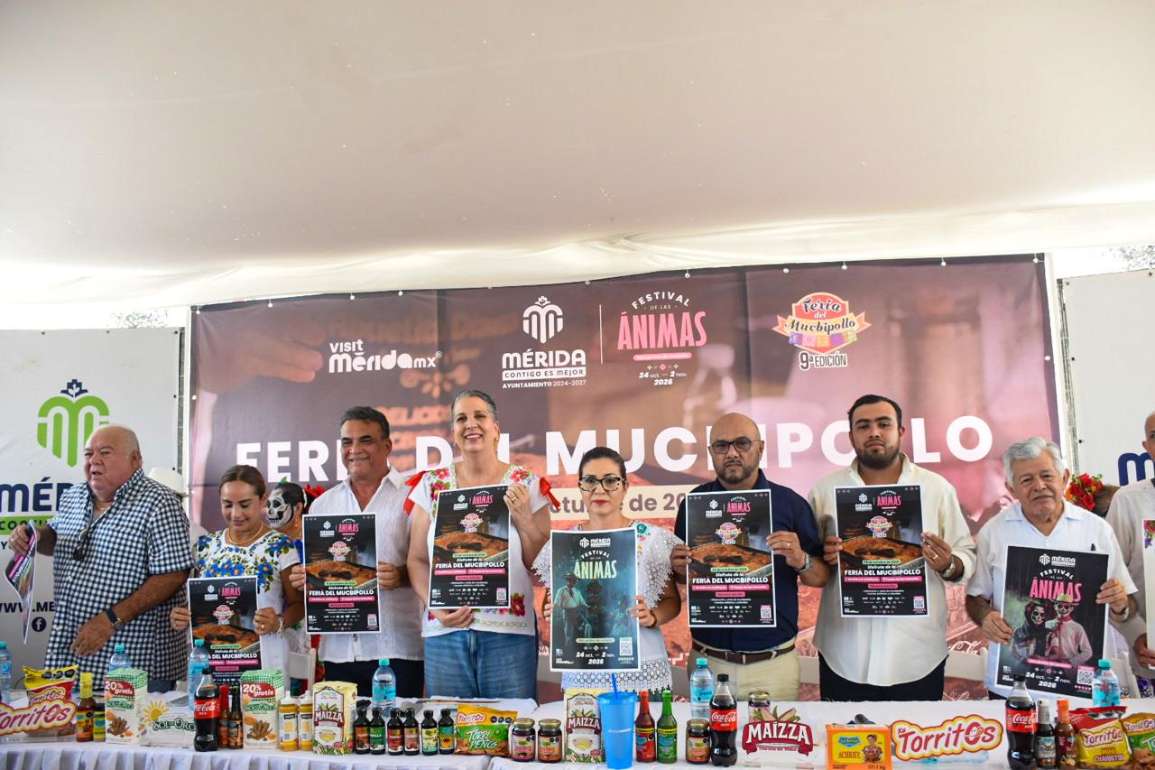 El próximo domingo 25 de octubre se realizará la 9a. Feria del Mucbipollo en el emblemático barrio de San Sebastián, anunció el Ayuntamiento de Mérida