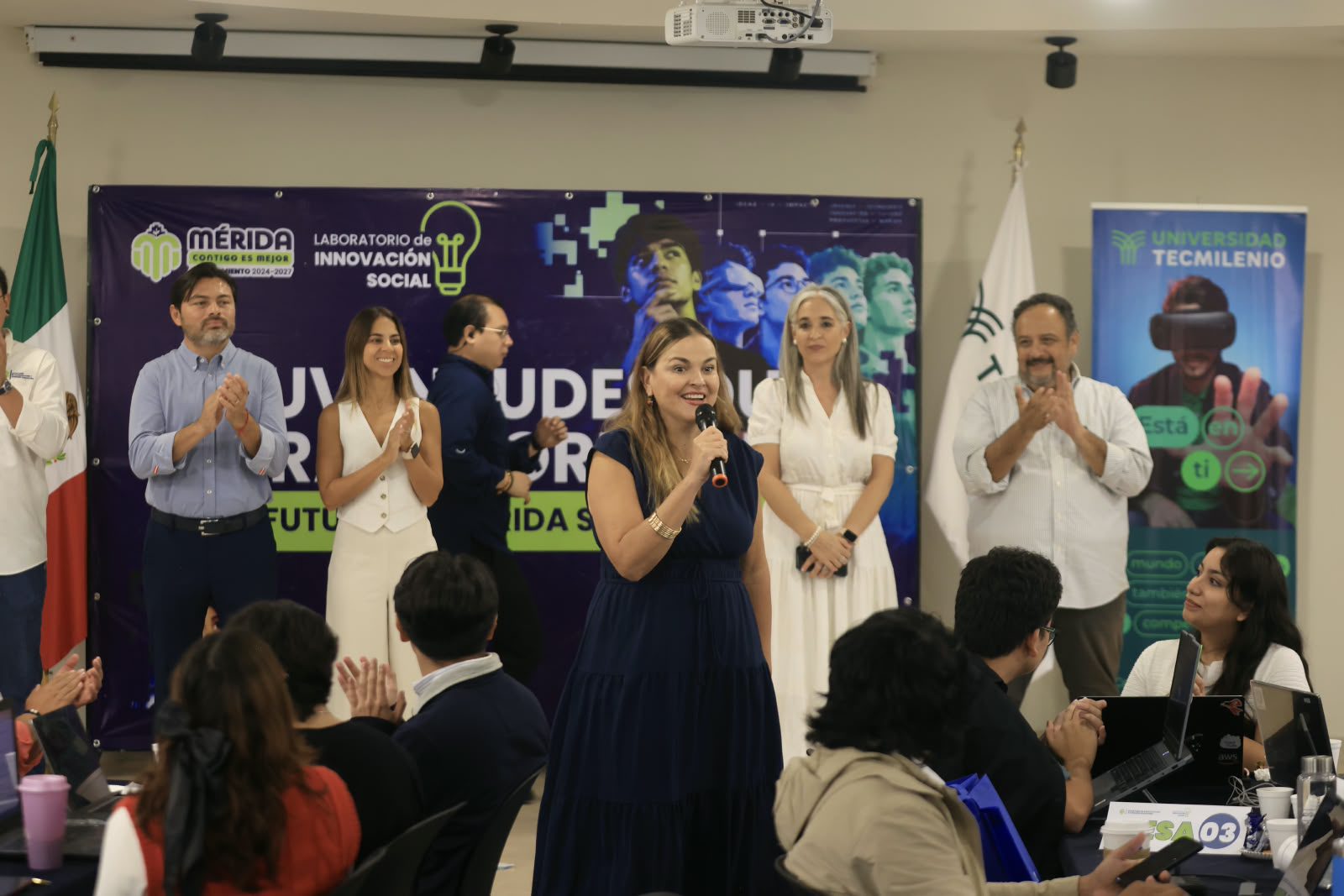 Tercer Laboratorio de Innovación Social del Ayuntamiento de Mérida / El encuentro tuvo como sede la Universidad Tecmilenio y reunió a 100 jóvenes de entre 18 y 29 años, seleccionados entre 148 personas inscritas