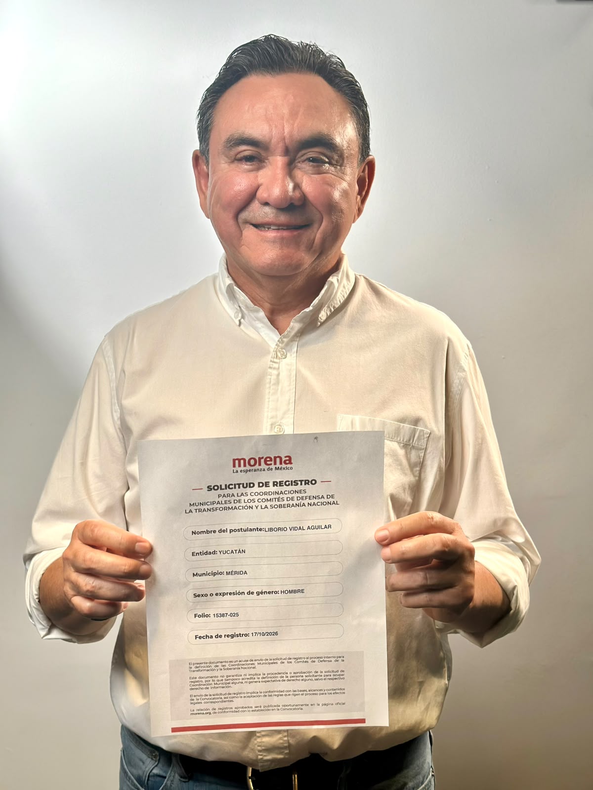 Liborio Vidal, auténtico saltimbanqui político, dice que quiere ser el candidato de Morena por Mérida  / También aseguró que nunca ha usado un cargo para hacerse rico / Tiene el visto bueno de la presidenta Claudia Sheinbaum