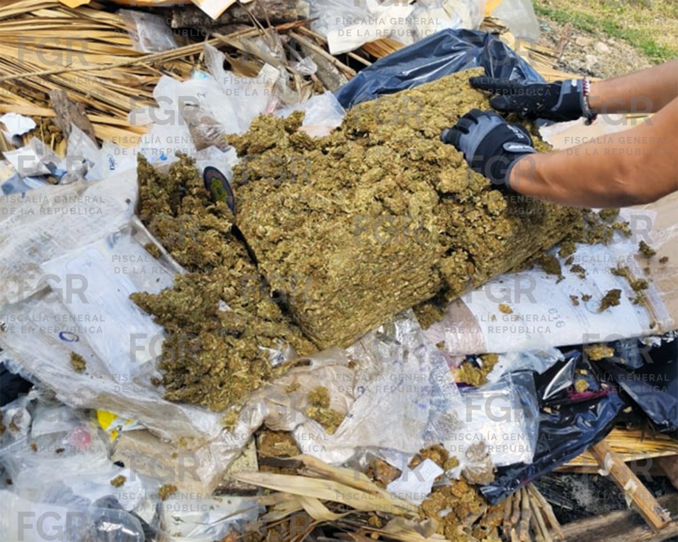 FGR en Yucatán incineró de 23 kilos 797 gramos 664 miligramos de narcótico y ocho mil 99 objetos del delito, relacionados con varias averiguaciones y carpetas de investigación